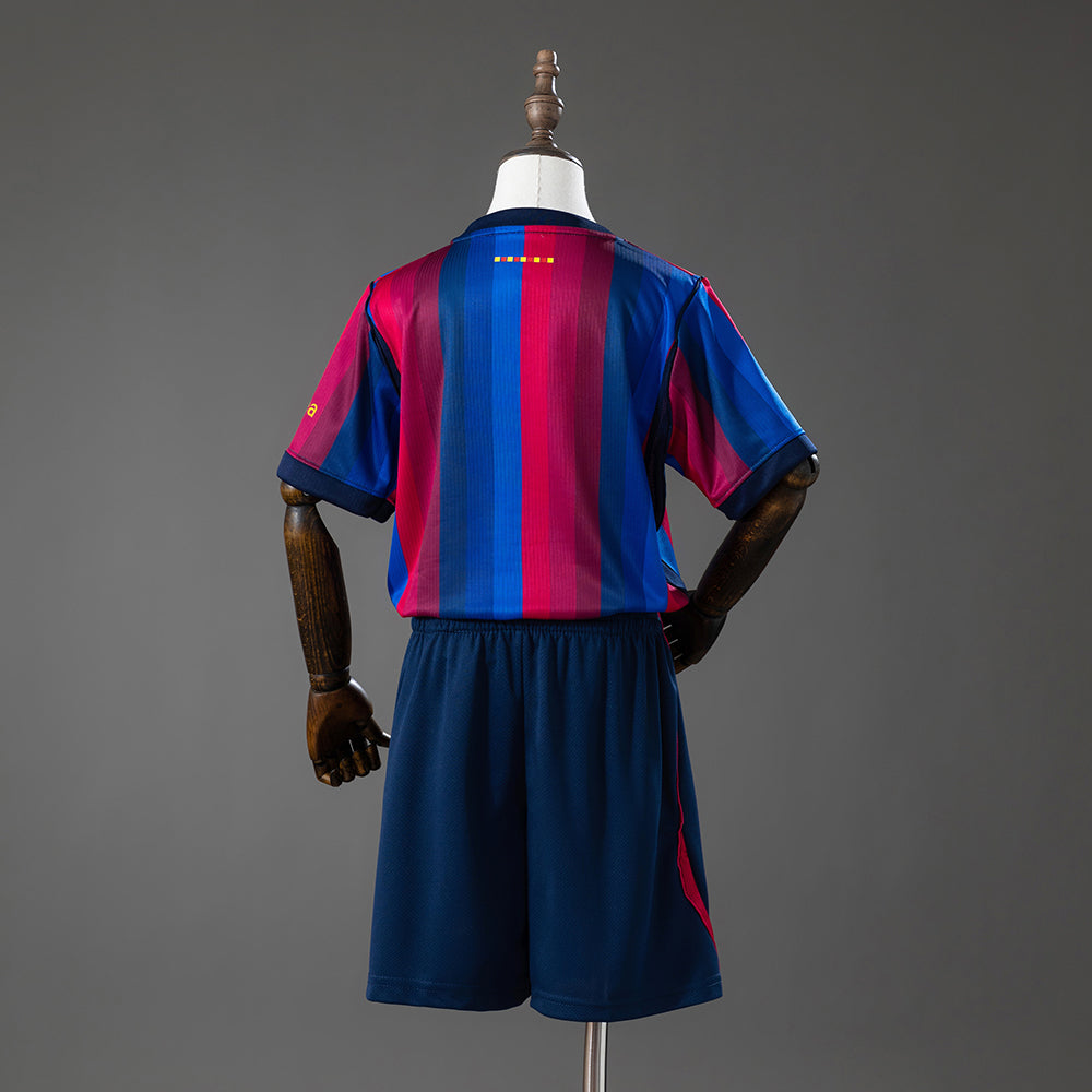 Barcelona 26-27 Home Kids Kit Jersey