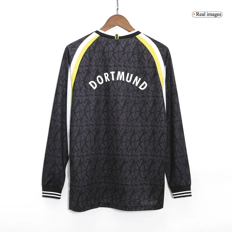 Borussia Dortmund 1995/96 Retro Away Long Sleeve Jersey