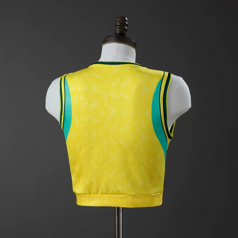 Brazil 2026 Women's Crop Tank Top Home Jersey