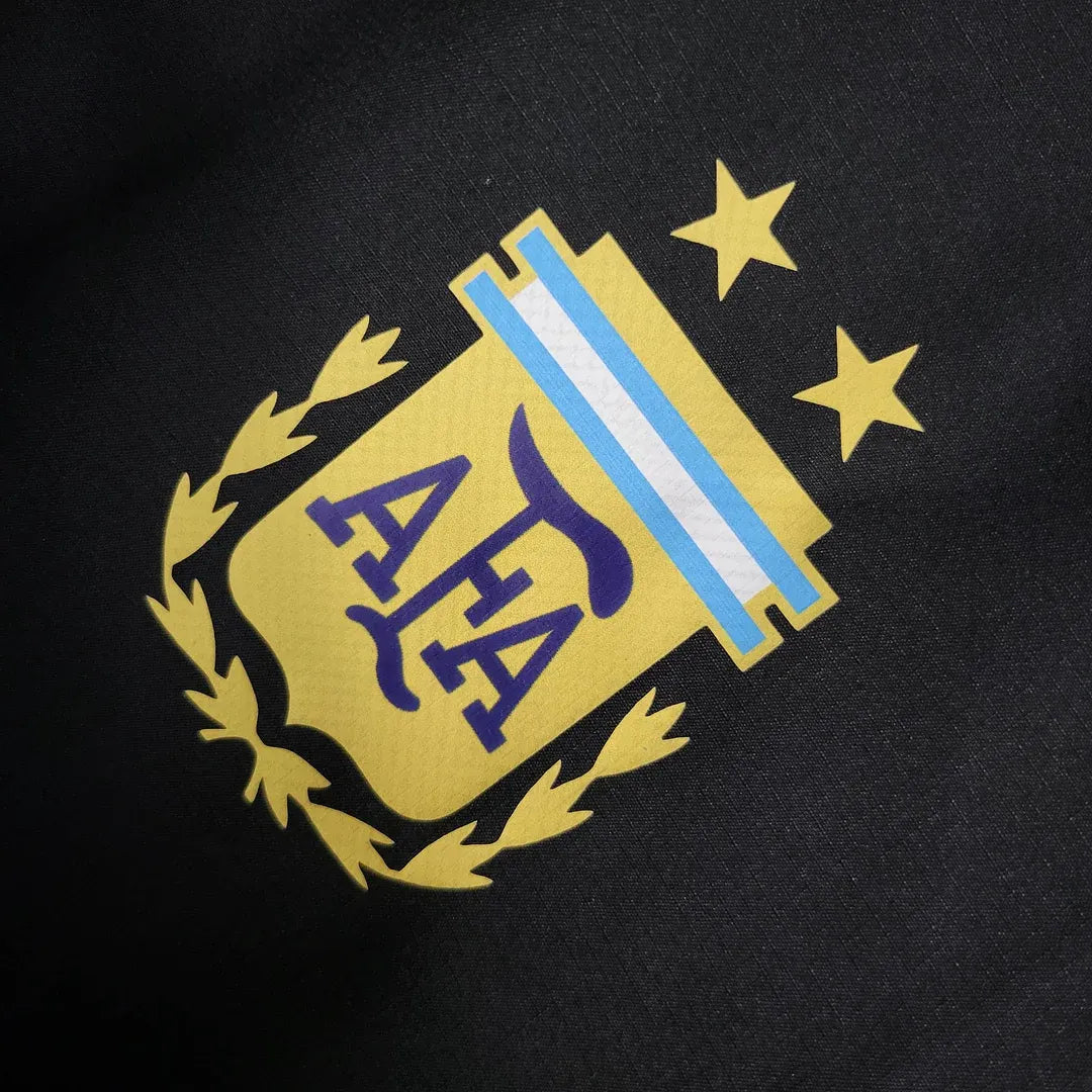 2023/2024 Argentina Windbreaker Black Football Shirt 1:1 Thai Quality