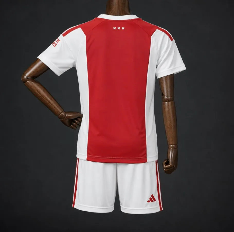 26-27 Kids Ajax Red & White Home Jersey