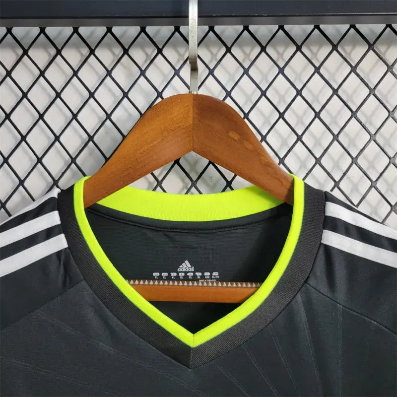 Real Madrid Away Retro Jersey Long Sleeve Shirt 10-11