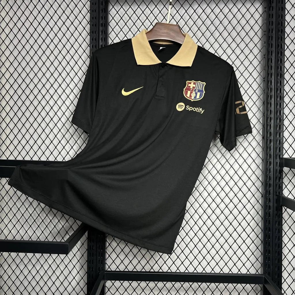 NIKE Men 24-25 Barcelona Black POLO Shirt