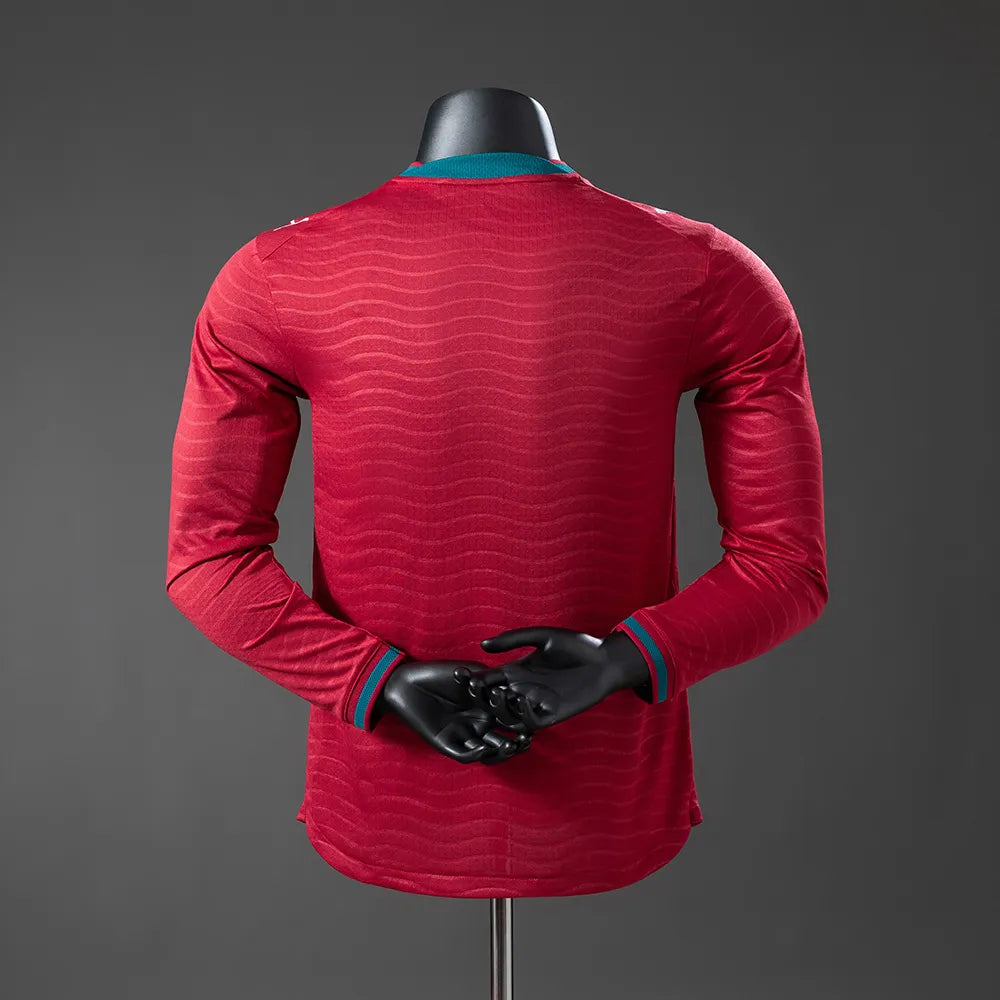 Portugal 2026 Home Player Version Long-Sleeve Jersey