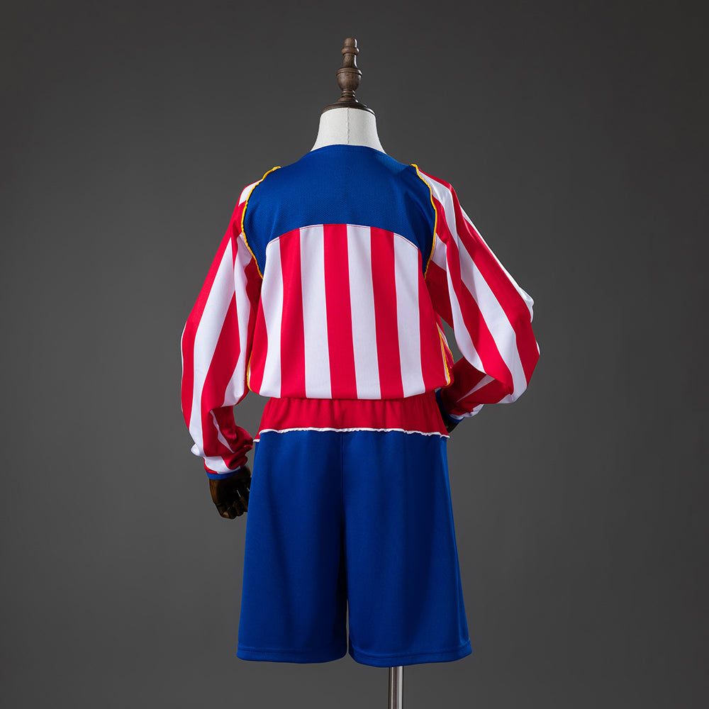 Atletico Madrid 04-05 Home Retro Long Sleeve Kids Kit