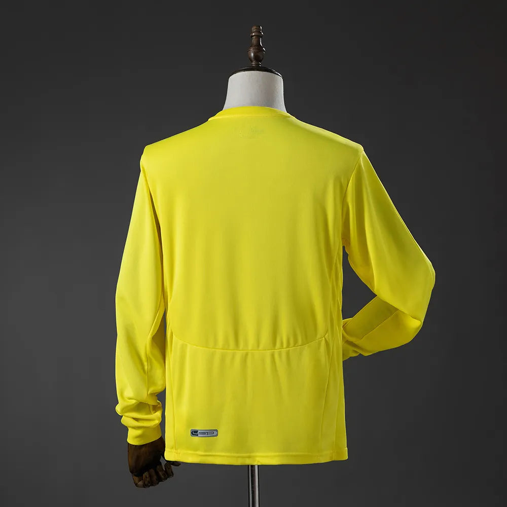 Villarreal 08-09 Home Long-Sleeve Retro Jersey