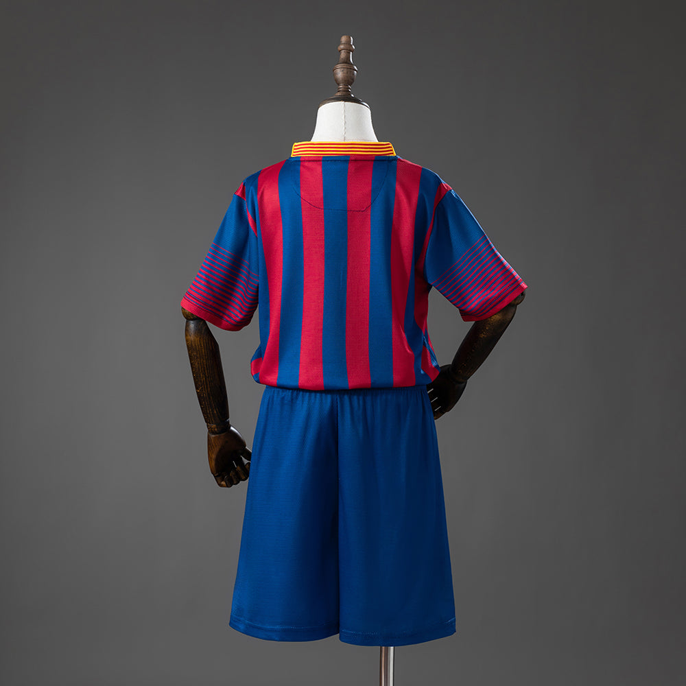Barcelona 13-14 Home Retro Kids Kit