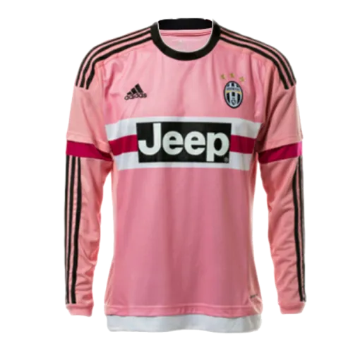15-16 Juventus Retro Long Sleeve Jersey Away