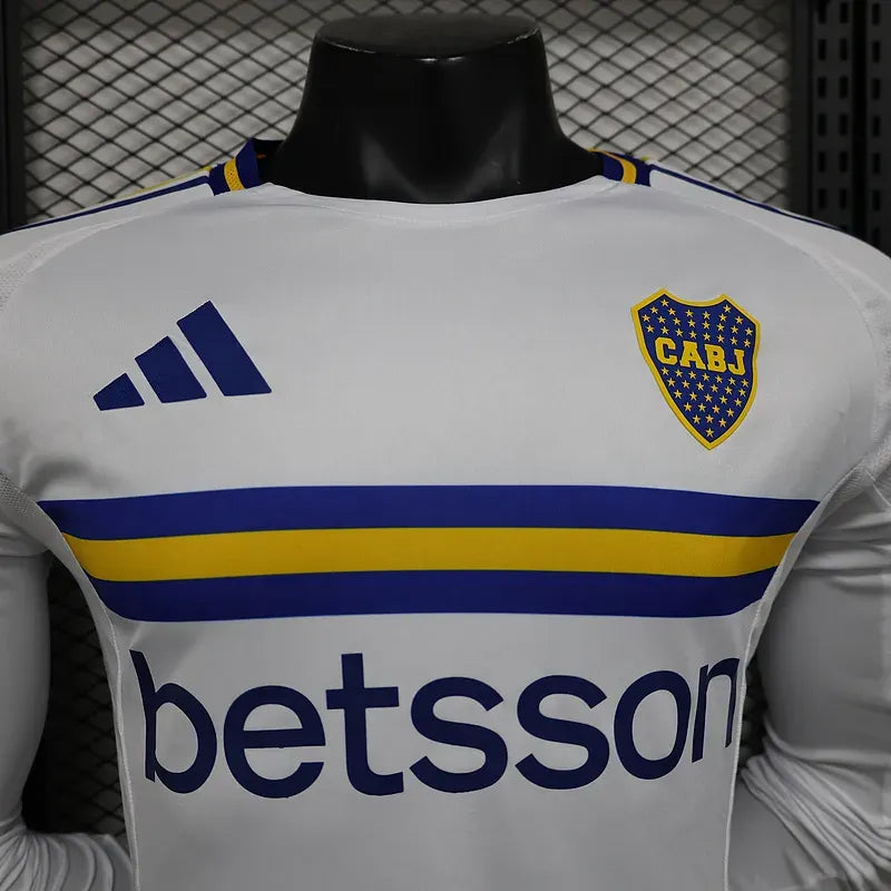 Adidas Boca Juniors Authentic Away Jersey Long Sleeve Futbol Sjirt 24-25