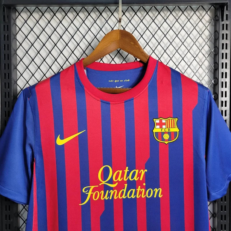 Nike Men Barcelona Retro Home Soccer Shirt 2011-12