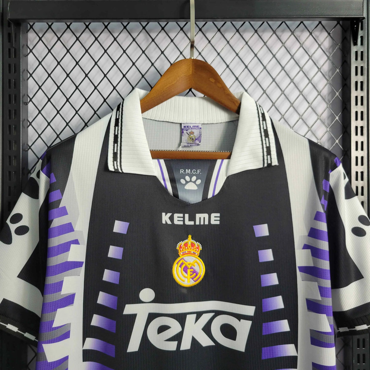 97-98 Real Madrid Third Retro Soccer Jersey