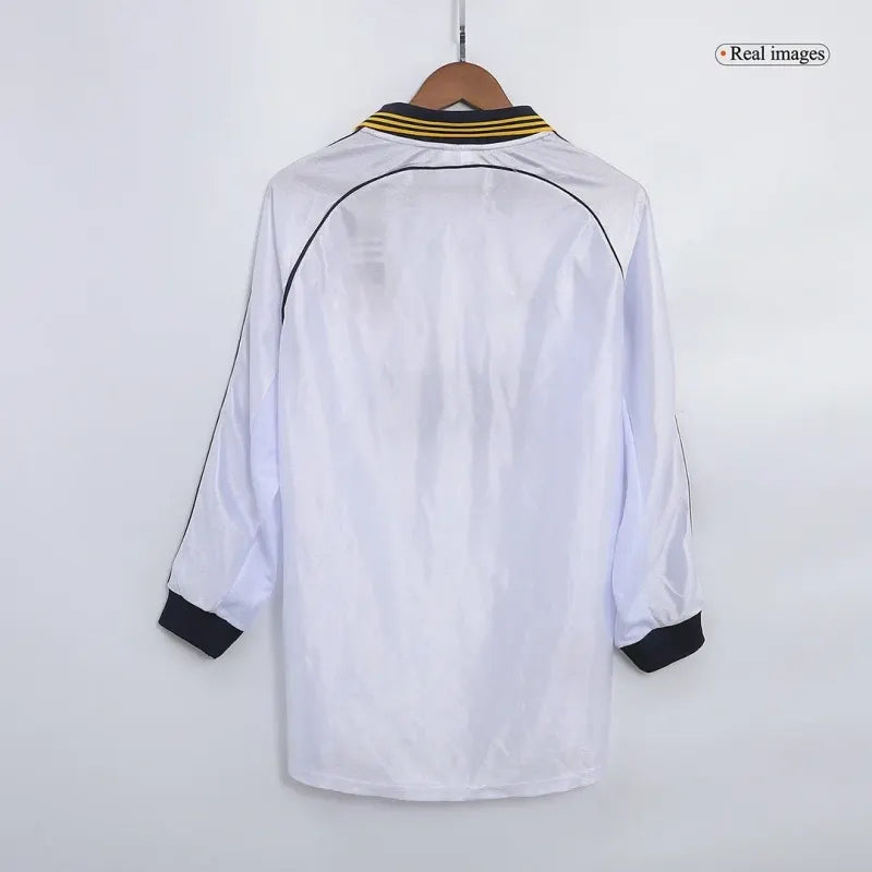 Real Madrid 1999/00 Retro Away Soccer Jersey Long Sleeve