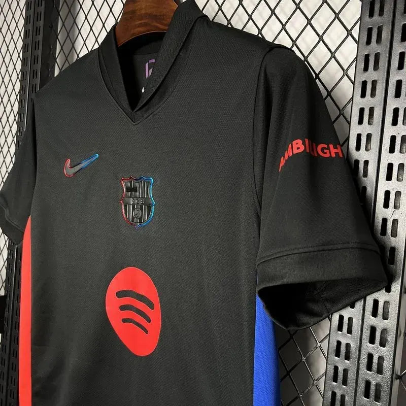 24-25 Barcelona Away Soccer Jersey Without Spotify Text