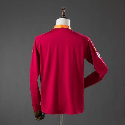 Roma 00-01 Home Long Sleeve Retro Jersey