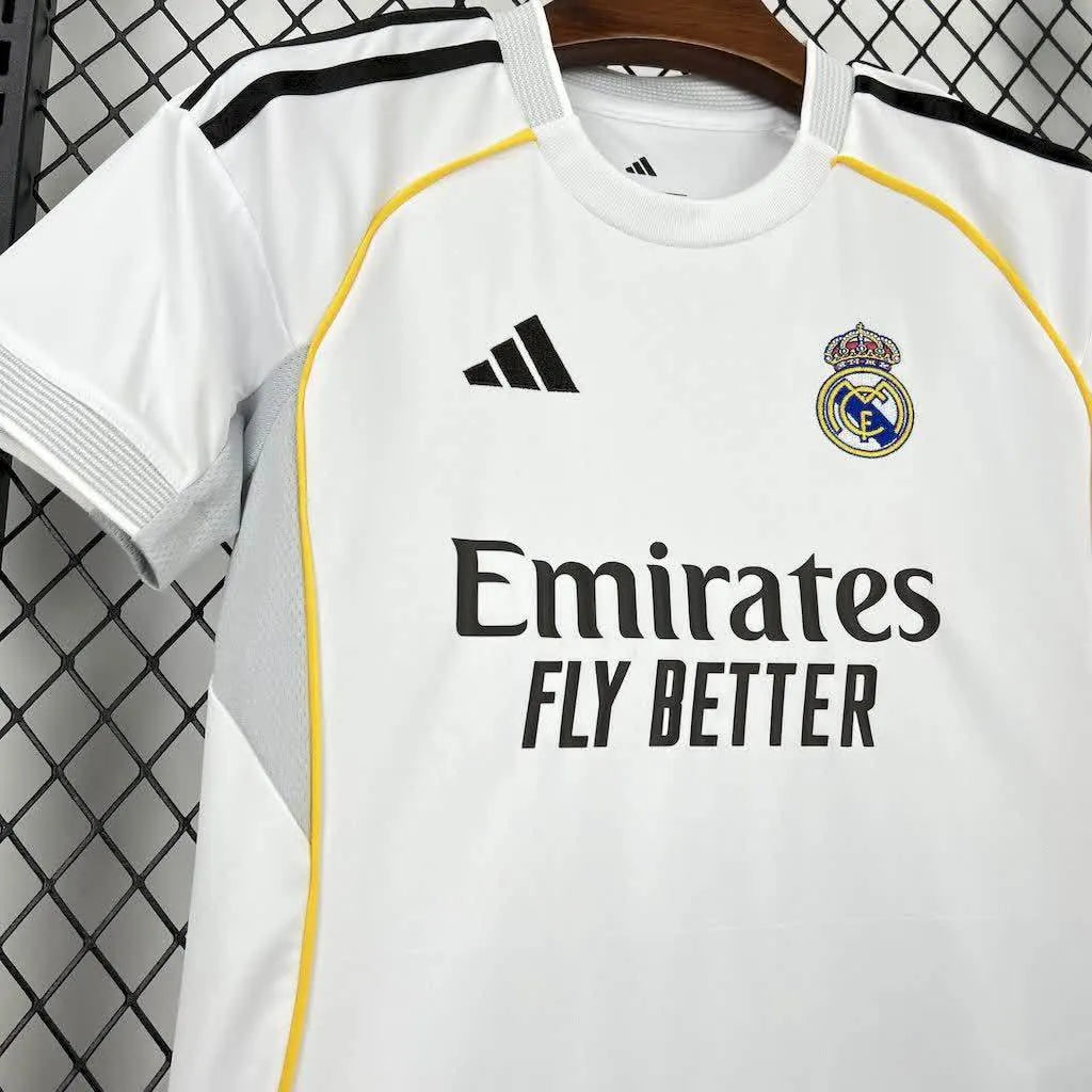 25-26 Kids Real Madrid Home Jersey