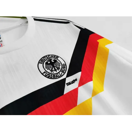 West Germany 1990 Retro Jersey Home World Cup