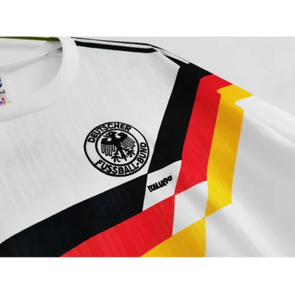 West Germany 1990 Retro Jersey Home World Cup