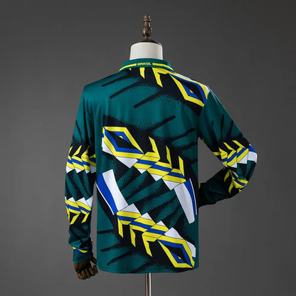 Brazil 96-97 Goalkeeper Retro Long Sleeve Jersey