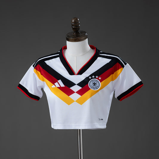 Germany 2026 Home Women's Crop Top Style Jersey
