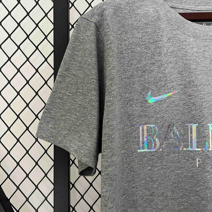 BALMAIN Barcelona 24-25 Grey Reflective Football New Shirt