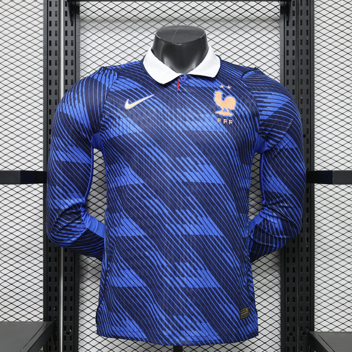 Player Version 2026 France Home Long Sleeve Jersey
