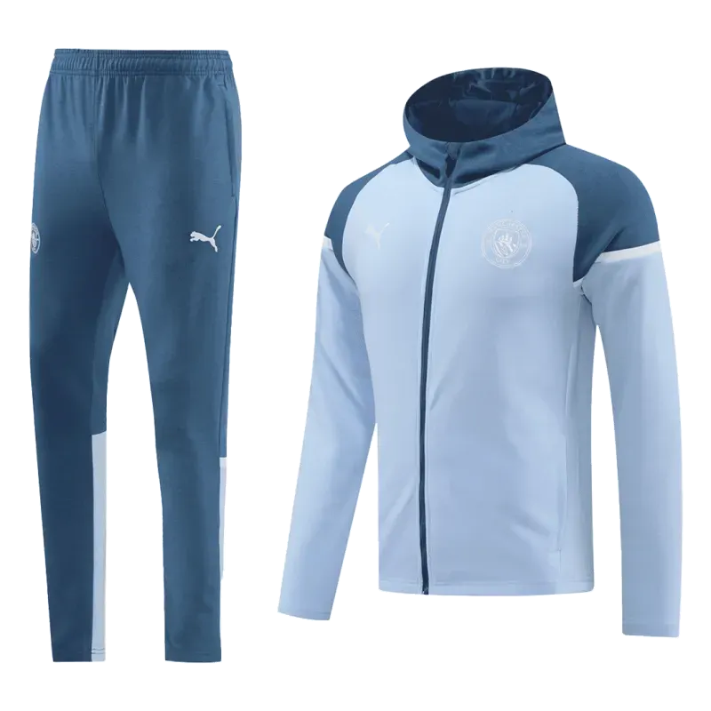Manchester City Hoodie Training Kit (Jacket+Pants) 2024-25
