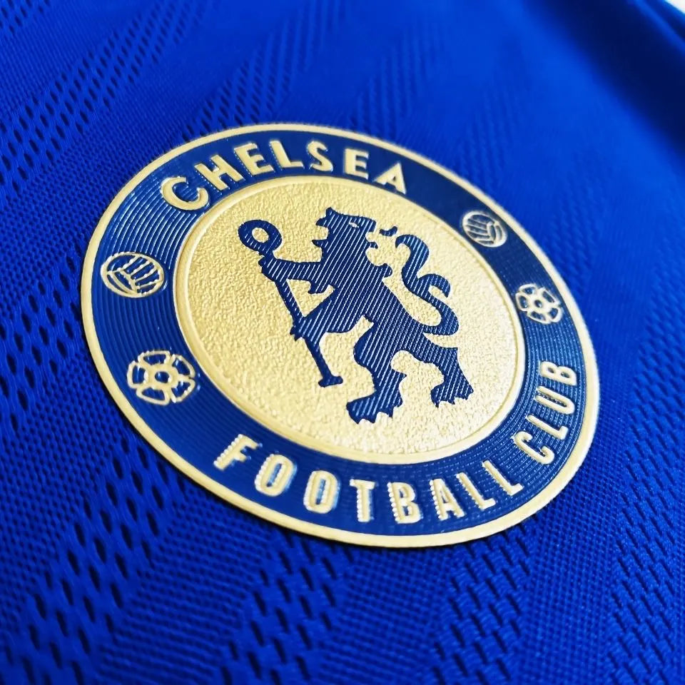 Chelsea Home Retro Long Sleeve Shirt Soccer Jersey 12-13