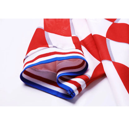 Croatia Nation Retro Men Jersey Home World Cup White 1998