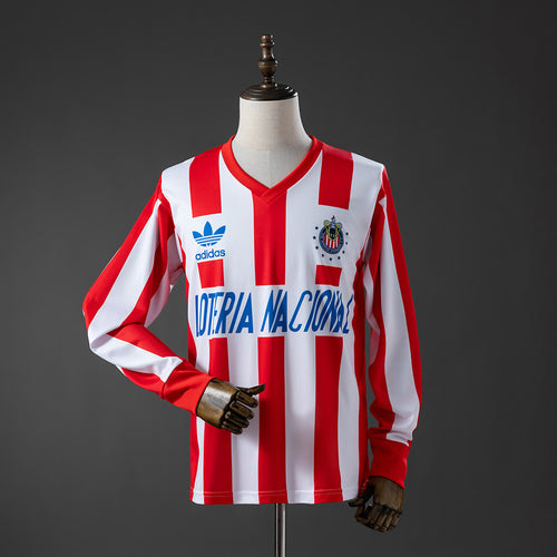 Guadalajara 91-92 Home Long-sleeved Retro Jersey