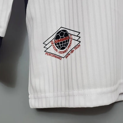 1998 England World Cup Home Retro Jersey Long Sleeve #7 BACKHAM #20 OWEN