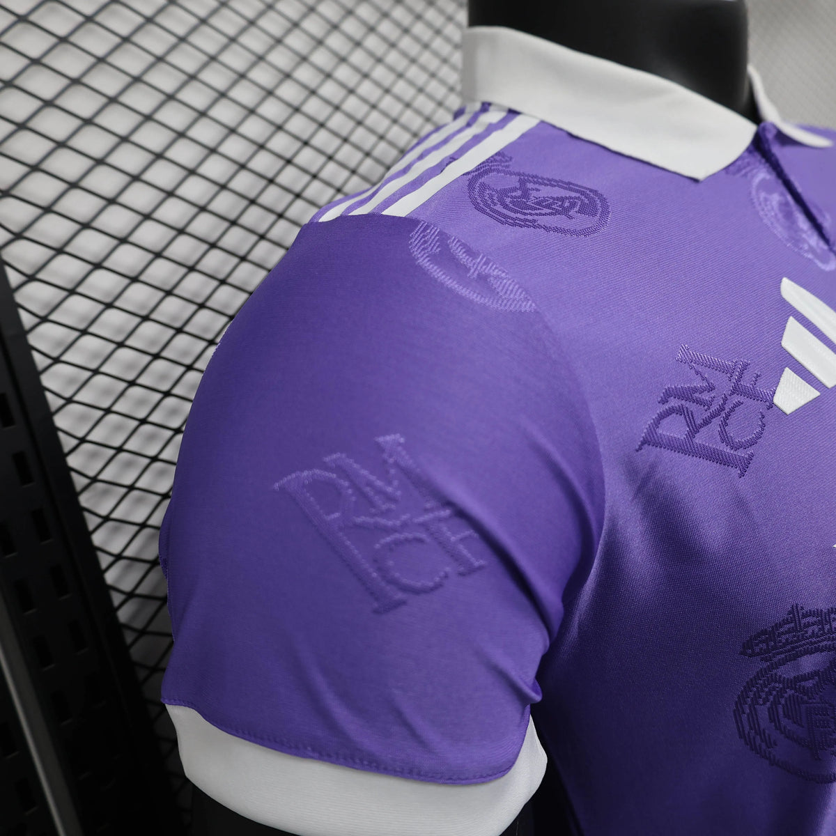 Real Madrid Men's Polo Shirt Purple 25-26