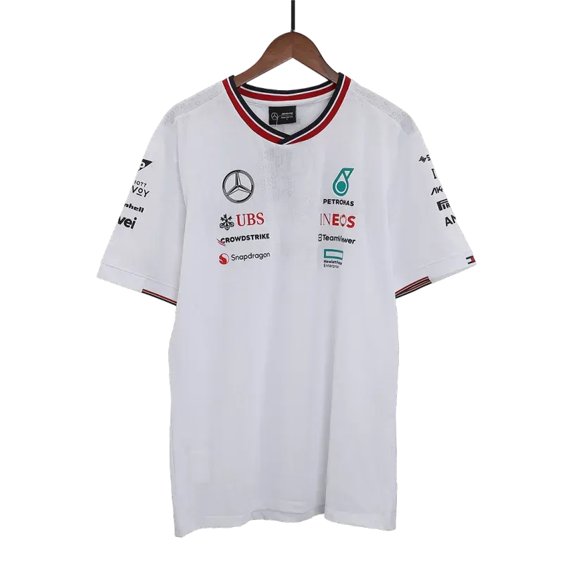 F1 Mercedes AMG Petronas Team Driver T-Shirt - White 2024