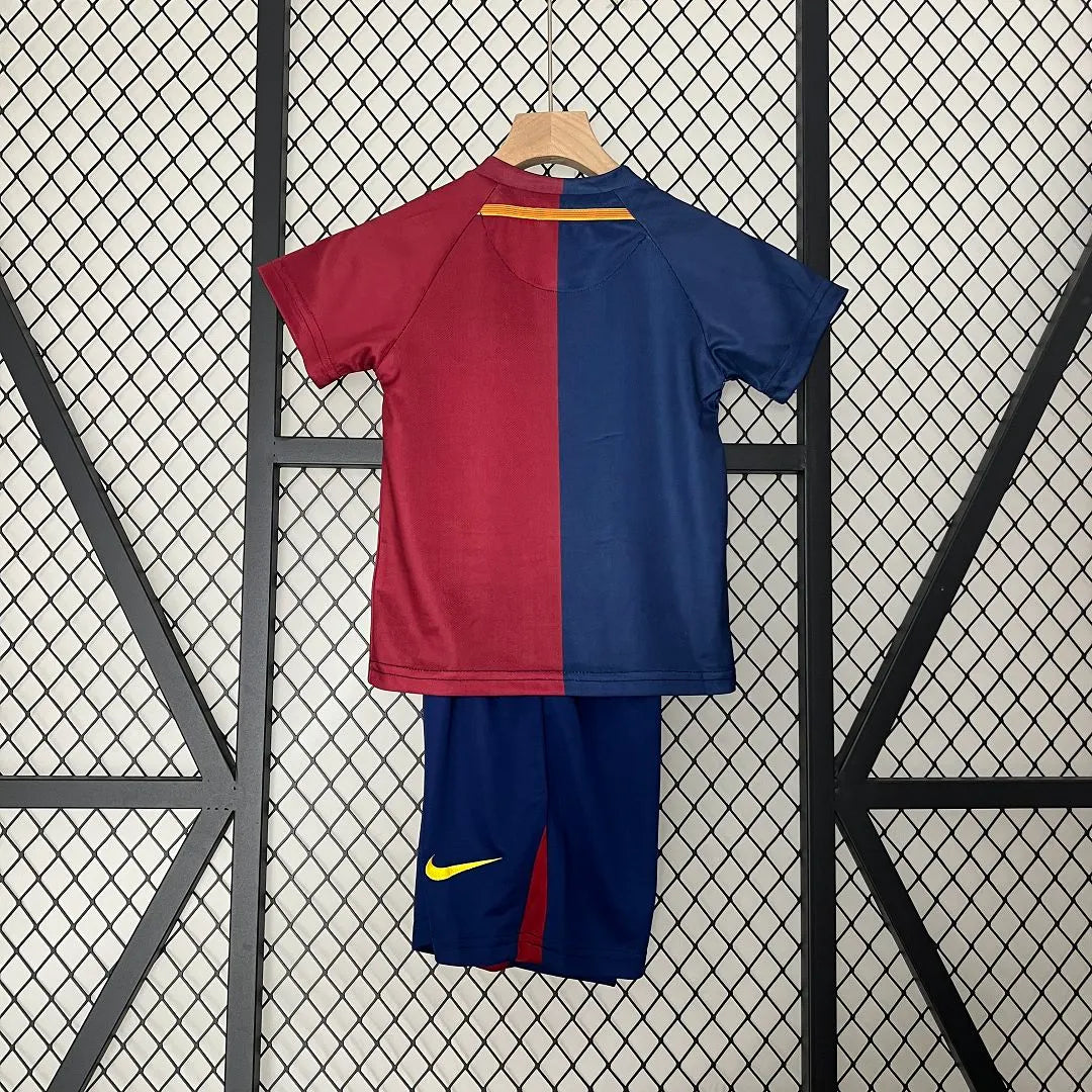 Barcelona 08-09 Home Retro Kids Kits Football Jersey