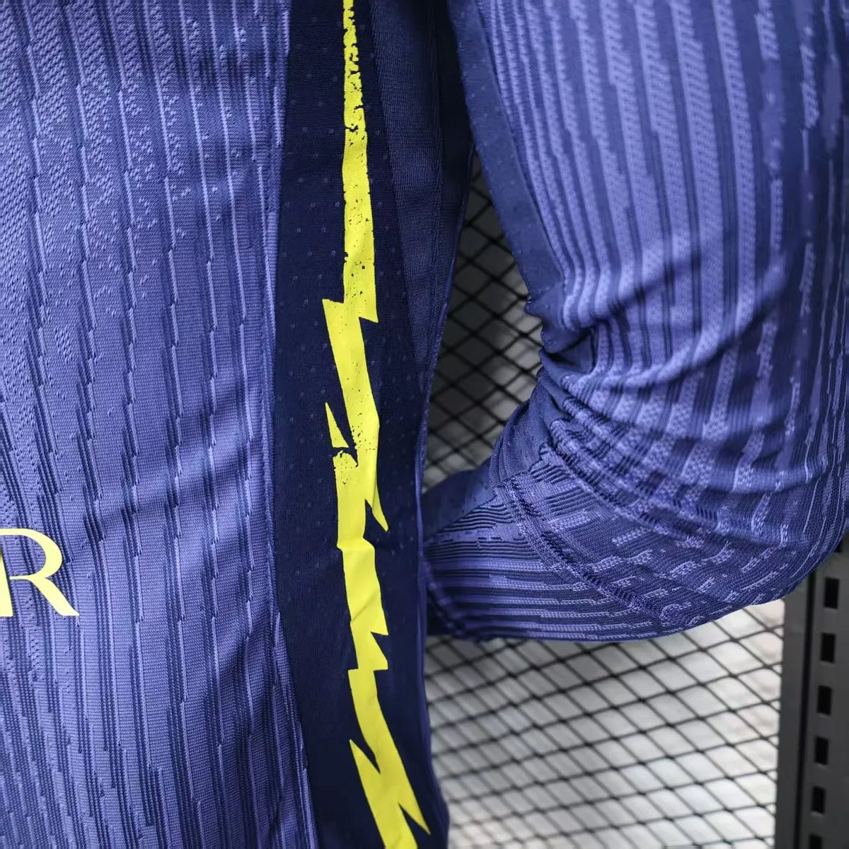Player Version 25-26 Atletico Madrid Away Blue Long Sleeve Jersey