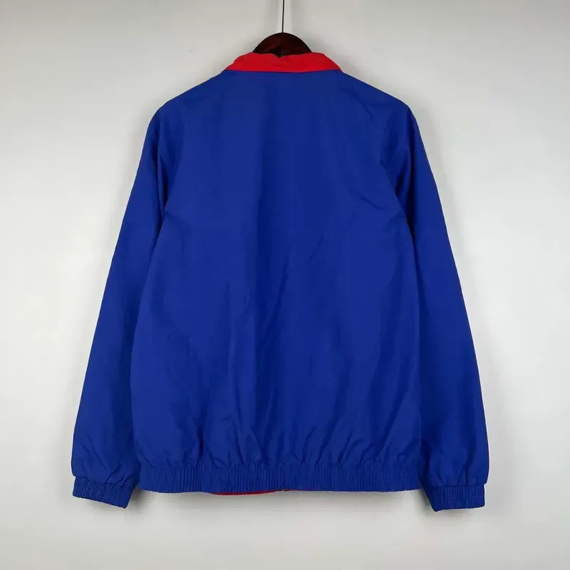 2023-2024 Juventus Reversible Windbreaker(Blue-red)Soccer Jersey 1:1 Thai Quality
