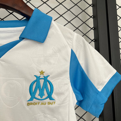 25-26 Kids Olympique Marseille Home Jersey