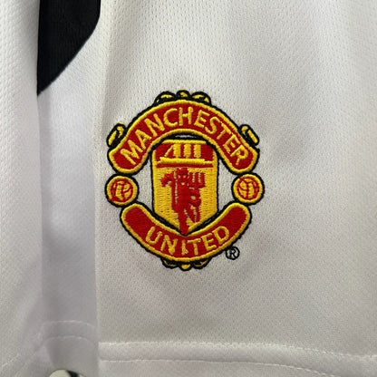 Manchester United 02-04 Home Retro Kid Kits Youth Apparels Jersey