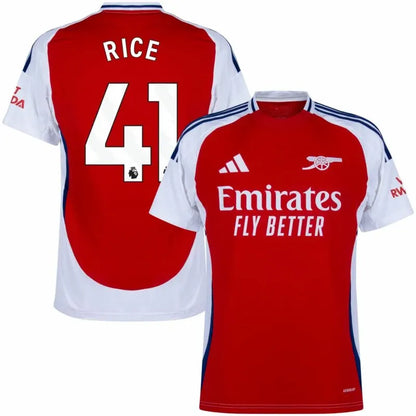 Arsenal Home Rice 41 Shirt 2024-2025 Size：S-4XL