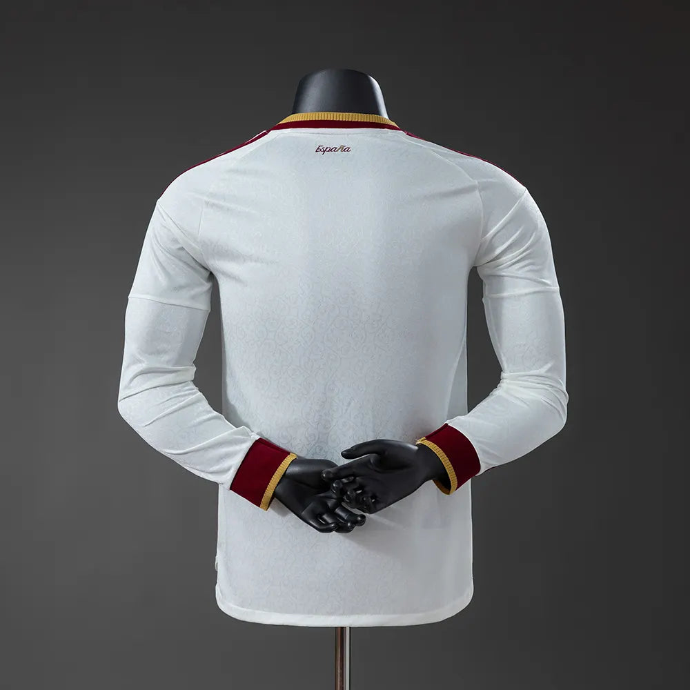 Spain 2026 Away Player Version Long Sleeve Jersey