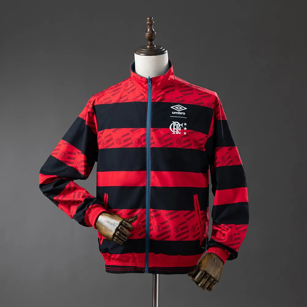 Flamengo Reversible Jacket Windbreaker - Red & Cyan