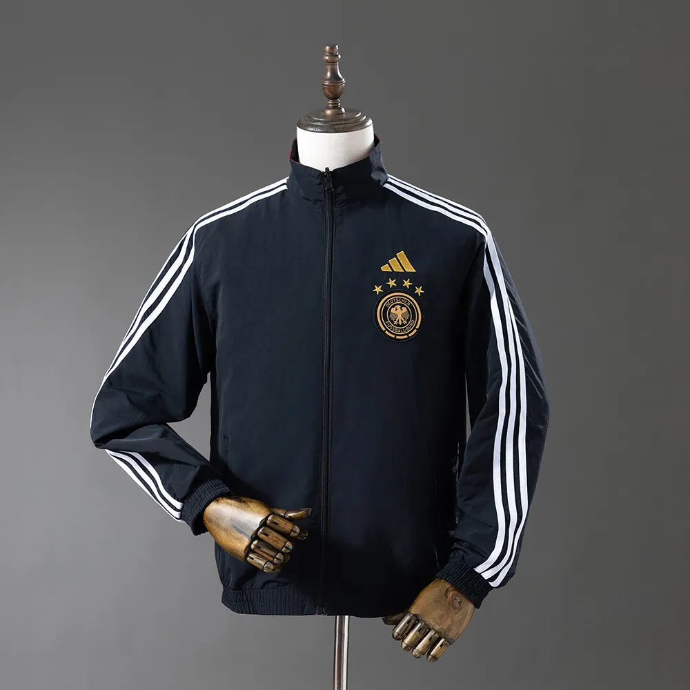 German Trench Coat Reversible Jacket Windbreaker