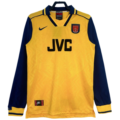 Arsenal Retro Long Sleeve Away Football Shirt 1996-1997