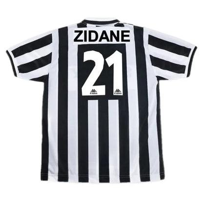 1996-97 Juventus Del Piero #10 Zidane #21 Retro Jersey Home Replica