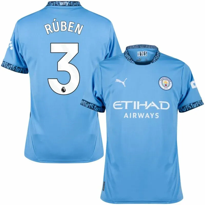 Manchester City Home Rúben 3 Shirt 2024-2025 Size：S-4XL