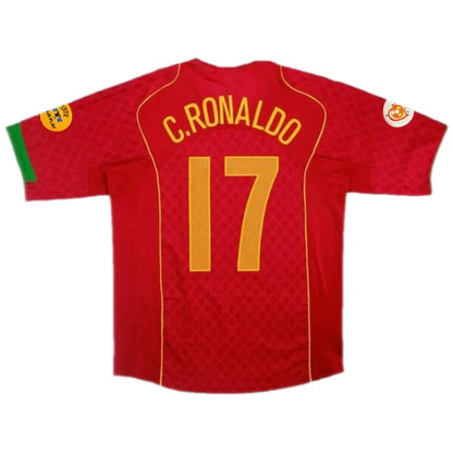 Portugal Euro Cup 2004 Retro Jersey Home