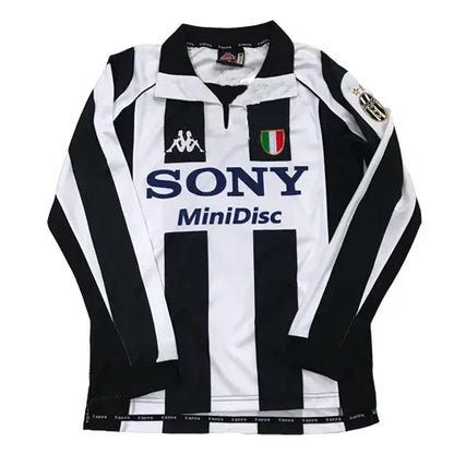 1997-98 Juventus Retro Jersey Home Long Sleeve Replica
