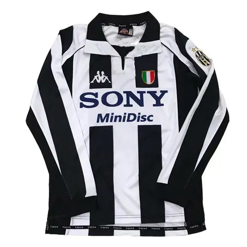 1997-98 Juventus Retro Jersey Home Long Sleeve Replica