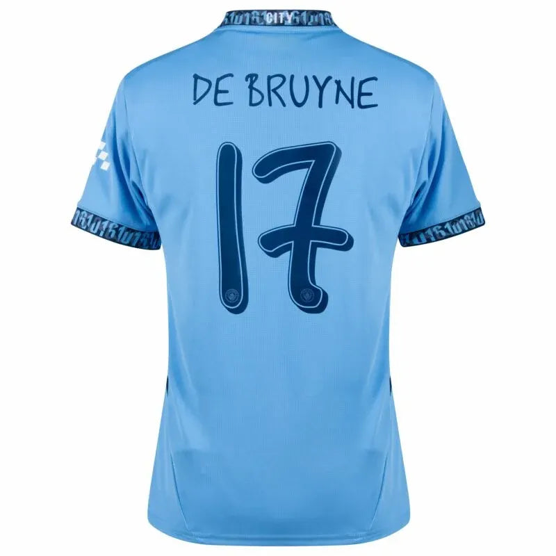 Manchester City Home De Bruyne 17 Shirt 2024-2025 Size：S-4XL