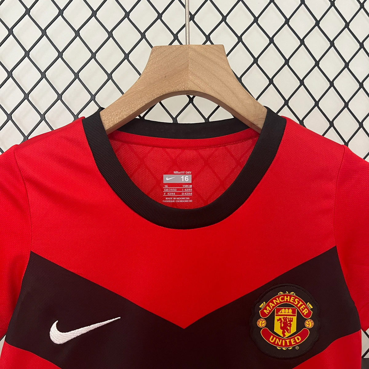 Manchester United 09-10 Home Retro Kid Kits Children Sets Jersey