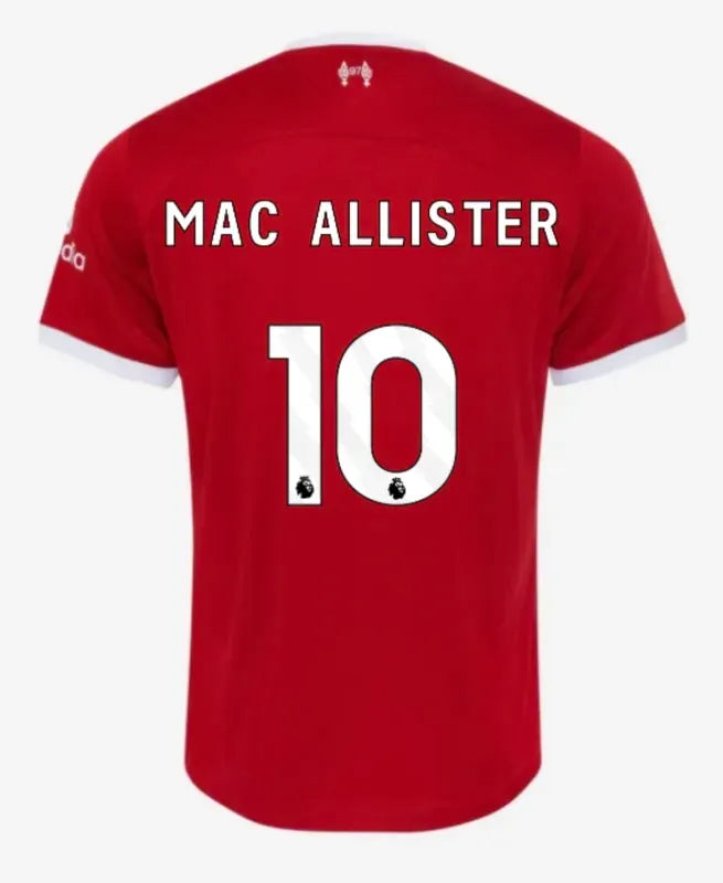 2023-24 M.SALAH #11 VIRGIL #4 SZBOSZLAI #8 MAC ALLISTER #10 Liverpool Home Jersey